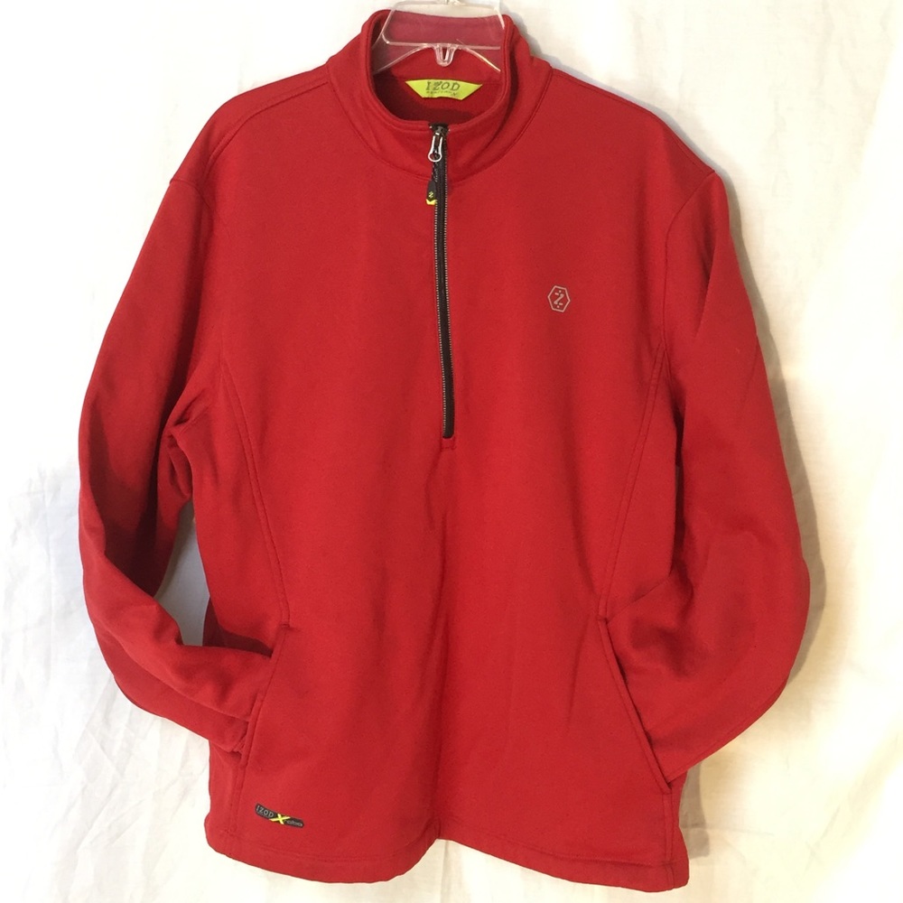 Izod Perform X half zip pullover sz L